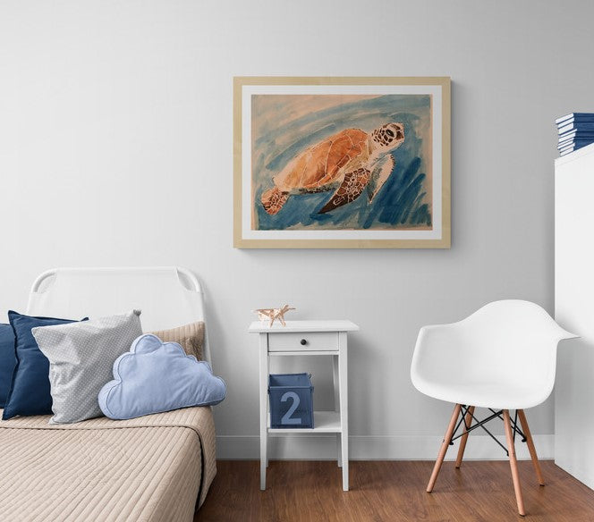 Sea Turtle - Fine Art Print – Pen of Mercy